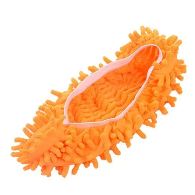 1PCS Multifunction Floor Dust Cleaning Slippers Shoes Cloth Lazy Mopping Shoes Home Floor Washable Cleaning Microfiber Cloth