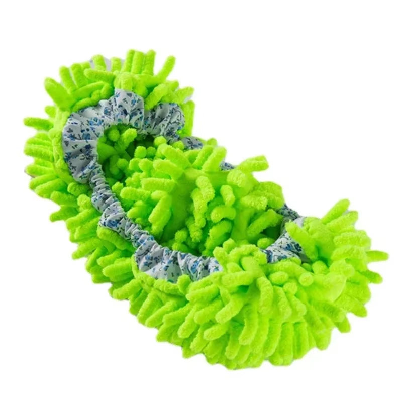 1PCS Multifunction Floor Dust Cleaning Slippers Shoes Cloth Lazy Mopping Shoes Home Floor Washable Cleaning Microfiber Cloth