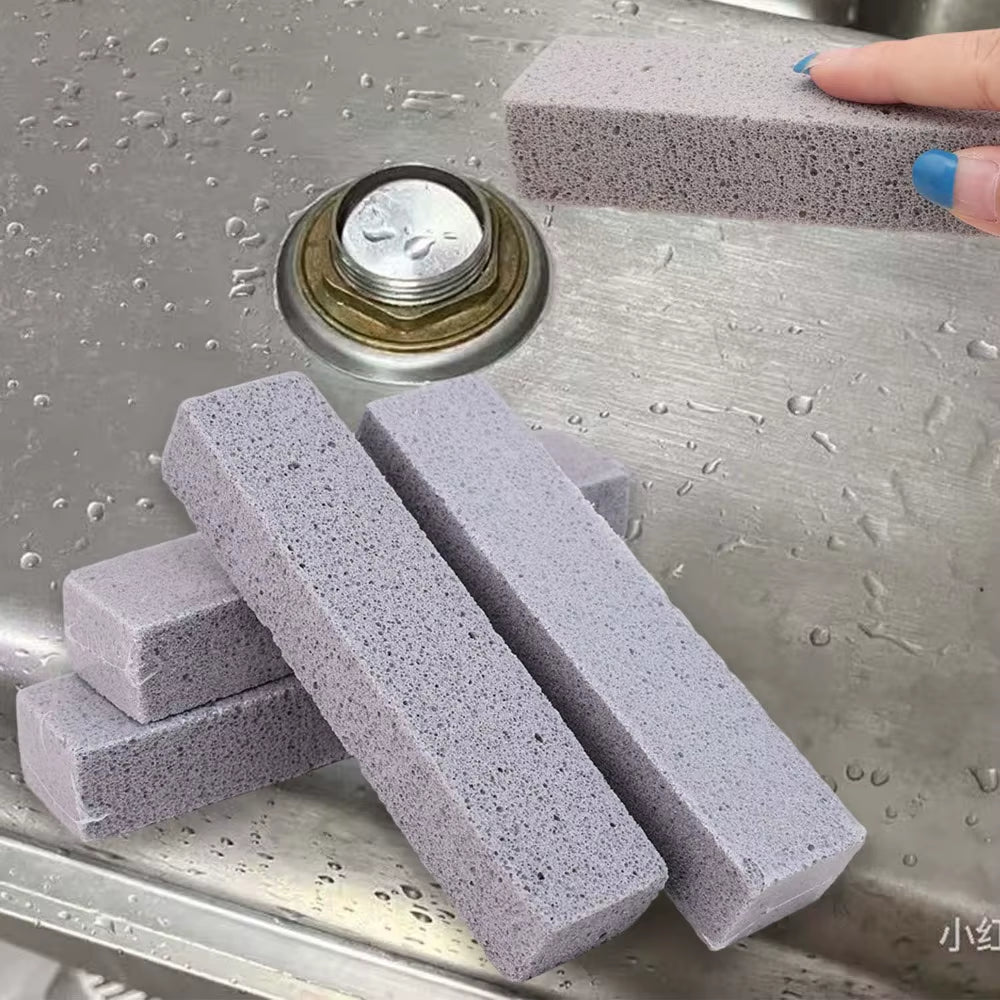 3/1PCS Pumice Stones Cleaning Brush Powerful Stain Removing Pumice Home Sink Toilet Bathroom Tile Stain Removal Cleaning Rods