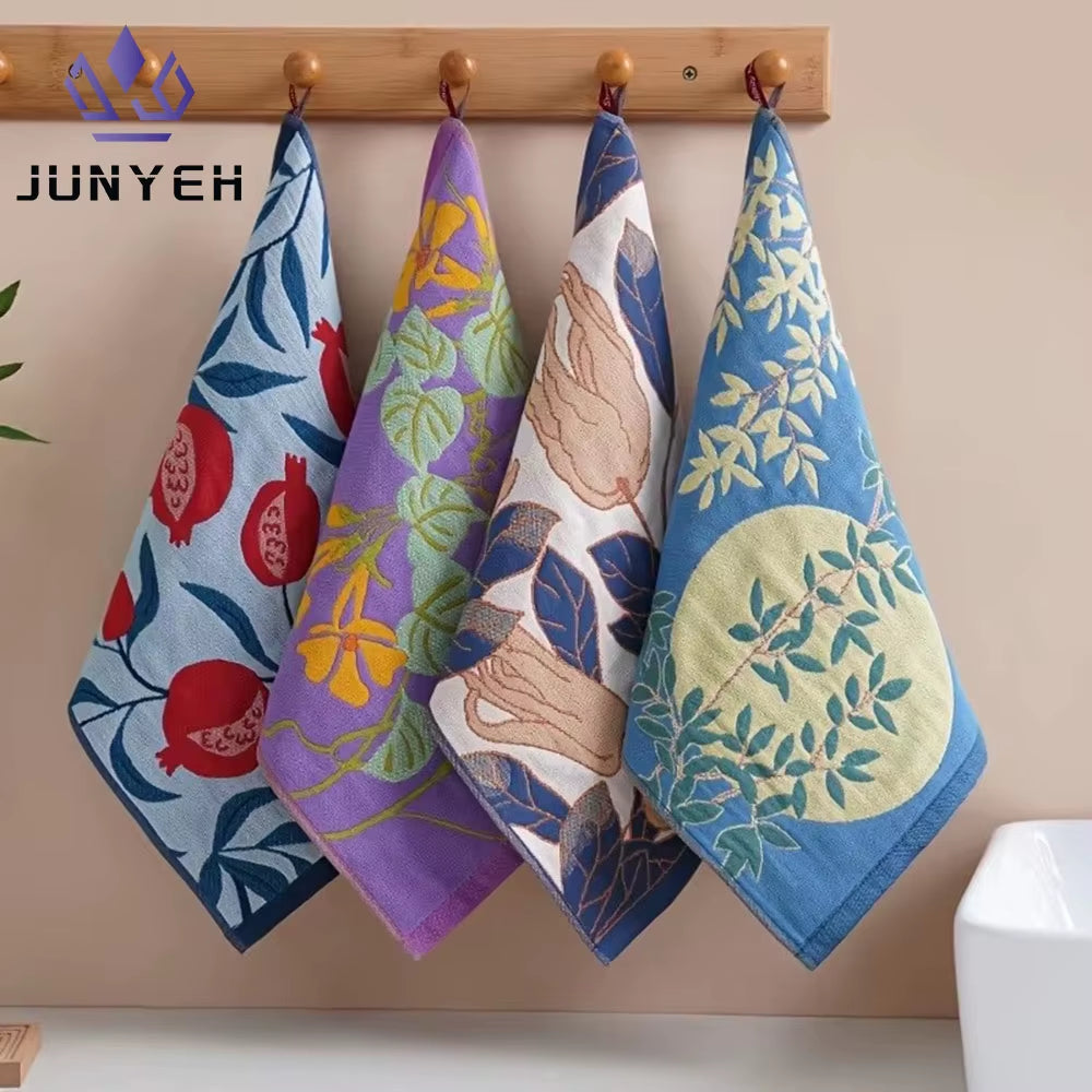 34X40Cm Large Hand Towel 4 Layer Cotton Gauze Pure Cotton Dish Cloth Quick Dry Tea Towel Home Restaurant Kitchen Towel