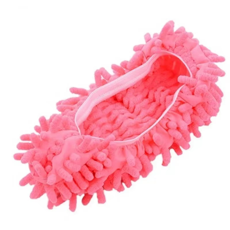 1PCS Multifunction Floor Dust Cleaning Slippers Shoes Cloth Lazy Mopping Shoes Home Floor Washable Cleaning Microfiber Cloth