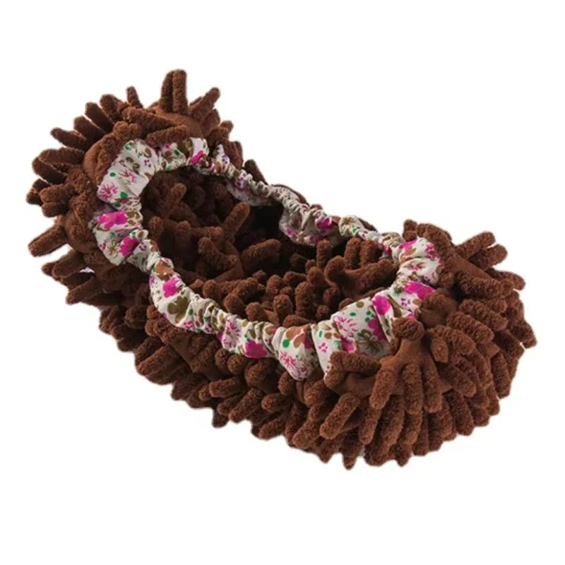 1PCS Multifunction Floor Dust Cleaning Slippers Shoes Cloth Lazy Mopping Shoes Home Floor Washable Cleaning Microfiber Cloth