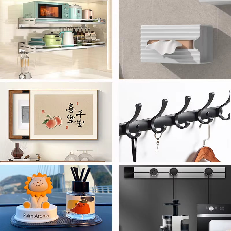 Nano Tape Extra Strong Double-Sided Adhesive Tape Waterproof Transparent Decorative Tape Thickened Reusable Tape Tools for Home