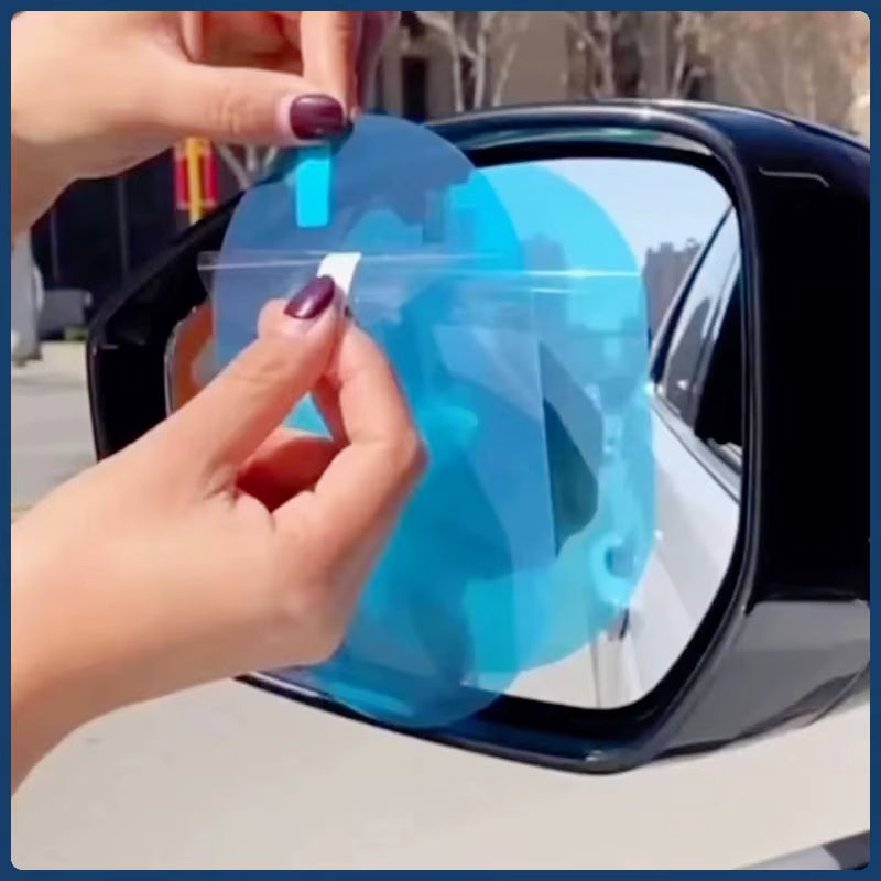 Car Rearview Mirror Protective Film Side Windows Sticker anti Fog Glare Rainproof Waterproof Auto Mirror Film Clear Nano Coatin