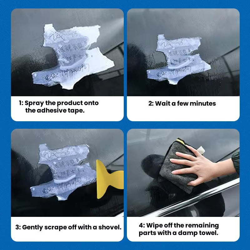 Professional Adhesive Remover Spray,Fast-Acting Formula for Glue, Stickers & Residue,Safe on Wood/Glass/Tiles - Home & DIY Use